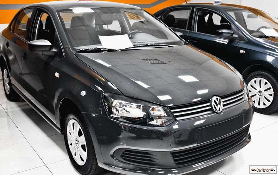 Знешні выгляд аўтамабіля Volkswagen Polo