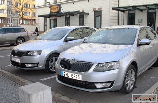 Skoda Octavia і Rapid - оба автомобиля заслужили доверие российских водителей