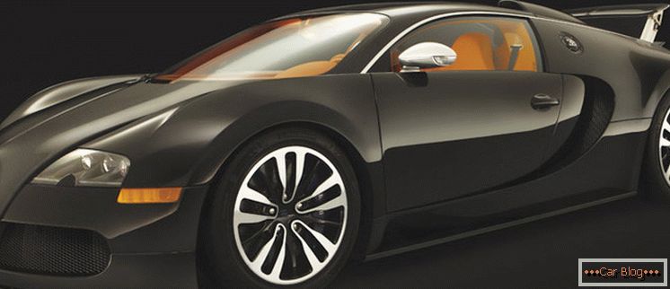 Bugatti Veyron чорная кроў
