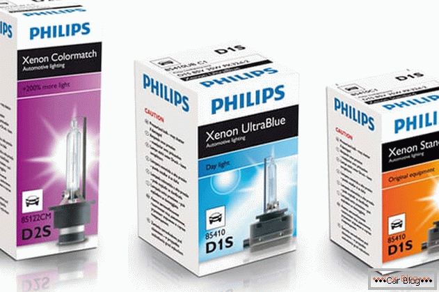 Аўтамабільныя лямпы Philips