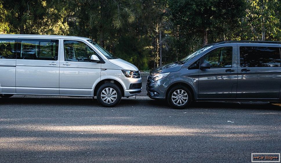 Які мінівэн выбраць: Mercedes-Benz Vito або Volkswagen Transporter T5