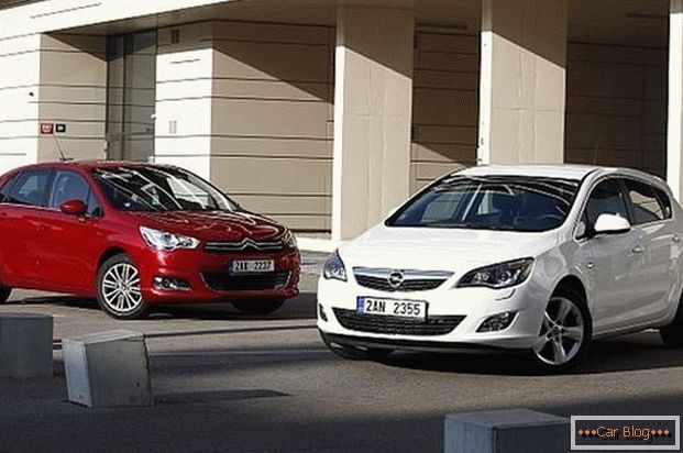 Аўтамабілі расійскай зборкі цытрына C4 або Opel Astra - што ж лепш?