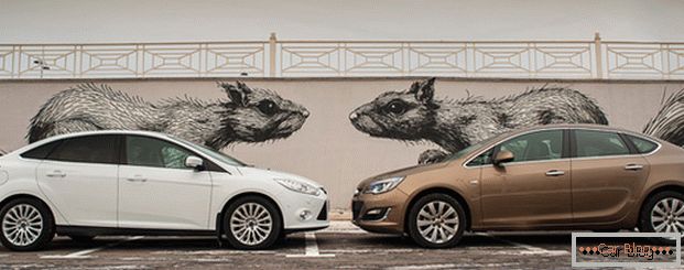 Ford Focus і Opel Astra - аўтамабілі, якія нярэдка займалі лідзіруючыя пазіцыі па продажах