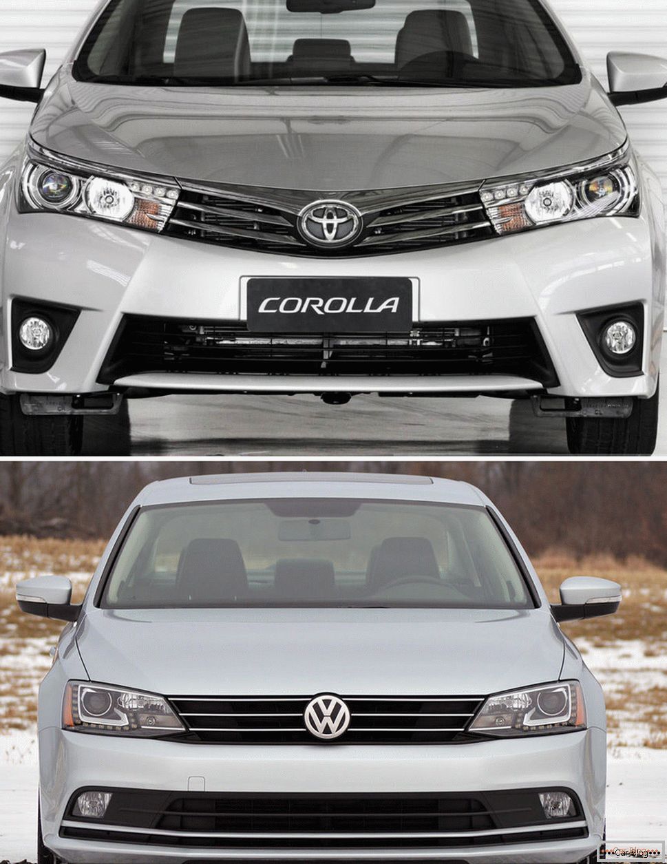 Toyota Corolla і Volkswagen Jetta